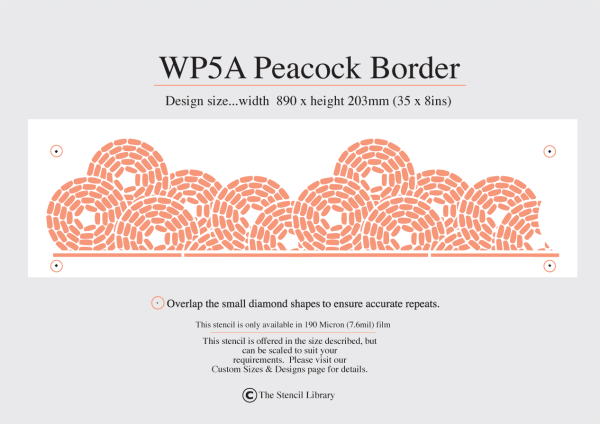 WP5A Peacock Border